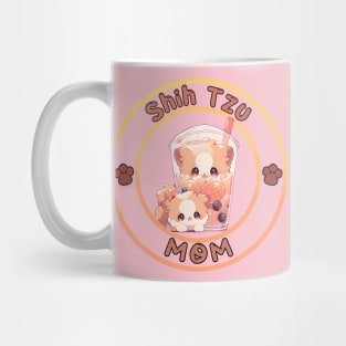 Cute Shih Tzu's inside Boba Tea! Mug